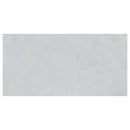 Rectangular gray tile with a subtle pattern on a white background