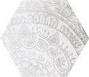 Alchimia Hexagon Mix 1 Blanco Grigio Tile Quintessenza