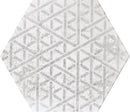 Alchimia Hexagon Mix 1 Blanco Grigio Tile Quintessenza