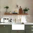 Amazonia Chalk 12.5x12.5 Tile Estudio Ceramico 12.5cm x 12.5cm