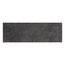 Rectangular dark gray tile on a white background
