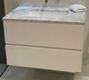 LAST Vanity Unit 80cm - White Laquered Bathroom Furniture Gamadecor by Porcelanosa