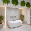 Leccese Chevron Perla Matt 10x53 Tile Terratinta