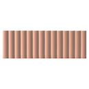 Microtiles 3D Forms Fluted Terracotta 10x30 Tile Terratinta