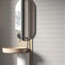 Microtiles 3D Forms Fluted White 10x30 Tile Terratinta