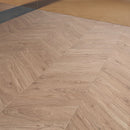 Mimesis Chevron Ecru 11x54 Tile Emil