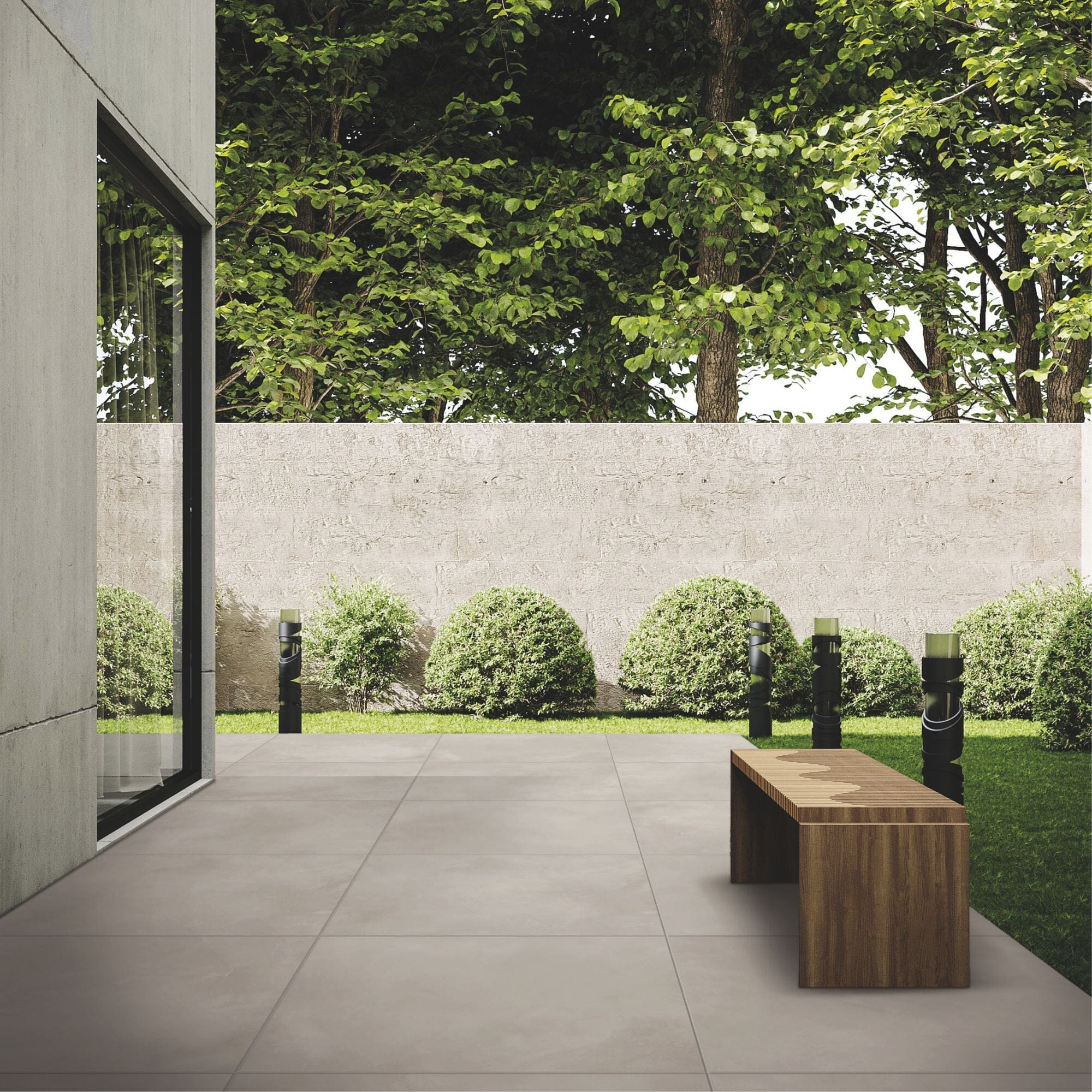 Buy 90cm x 90cm Norse Powder Ultra Matt 2cm Outdoor Paving - 90x90 Box ...