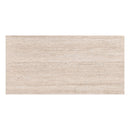 Beige stone effect tile on a white background