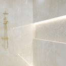 Tele di Marmo Onyx Ivory Polished Mosaic 30x30 Tile Emil