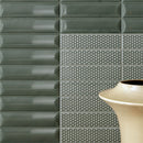 Vibes Punch Glossy Pino 6.2x25 Tile Sartoria By Terratinta