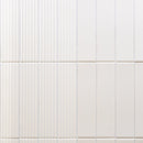 Vibes Quilt Glossy Niveo 6.2x25 Tile Sartoria By Terratinta