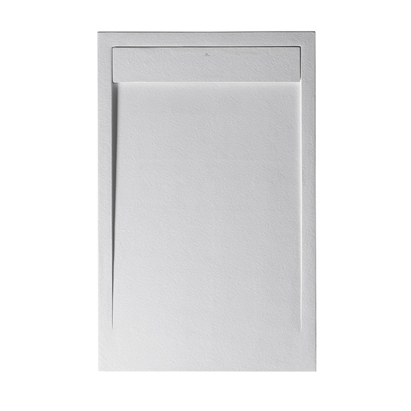120x80 LIGHT STONE shower tray. white Standard Noken 