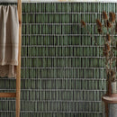 Bamboo Lustre Mosaic Satin Forest 28.2x29.4 Box Ca'Pietra