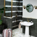 Bamboo Lustre Mosaic Satin Forest 28.2x29.4 Box Ca'Pietra