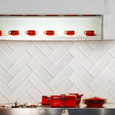 Bevelled Blanco Matt Tile Fabresa