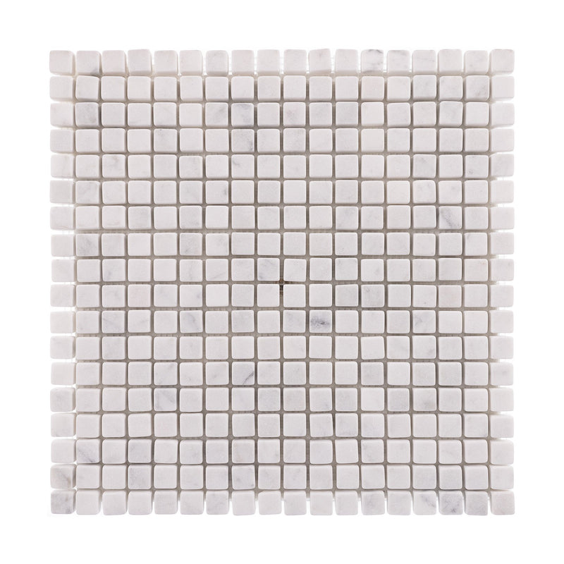 Bianco Carrara Tumbled Tile TileStyle 