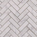 Carrara Herringbone Tile TileStyle