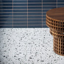 Confetti Bianco Petrolio Tile Quintessenza