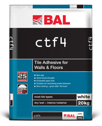 ctf4 tile adhesive bal wall and floors