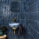 Foundry Gloss Blue 6x24.5 Box Ca'Pietra