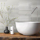 Gradient Crayon Greige Gloss Tile WOW Design