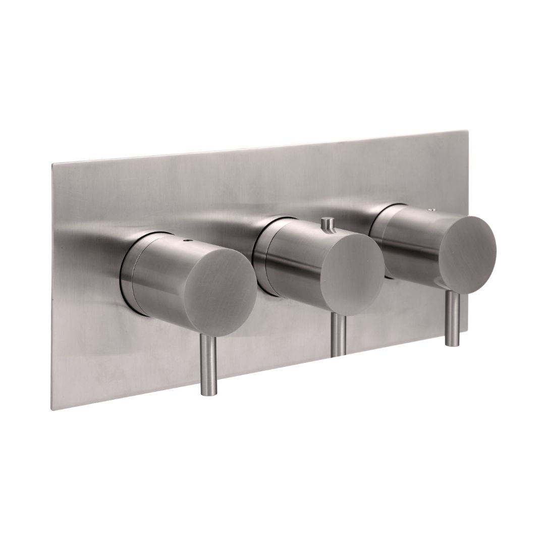 Buy INOX 3 Outlet Horizontal Shower Valve Stainless Steel Shower