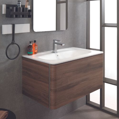 KRION Radio Basin and Countertop - 80cm Basins Gamadecor by Porcelanosa 