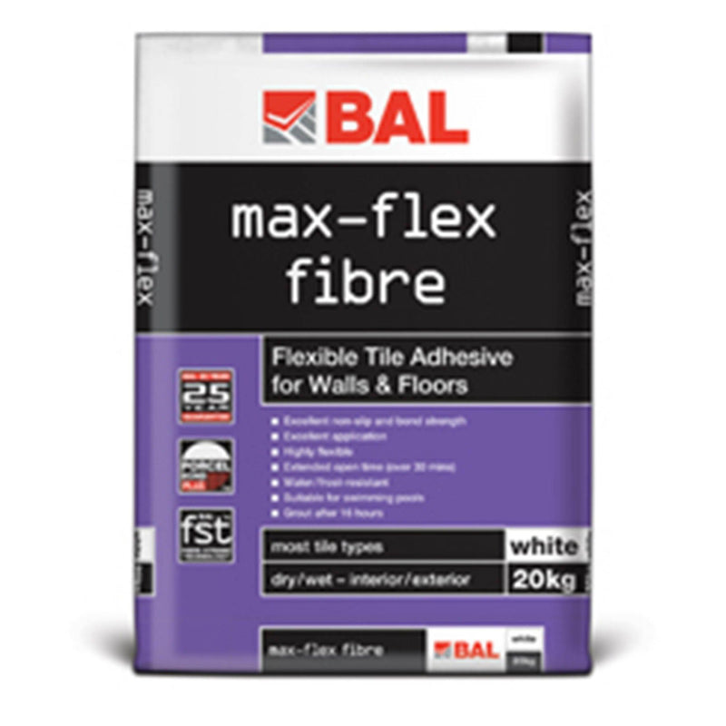 Max Flex Fibre White Adhesive 20kg Adhesives Ardex Building Products Limited 