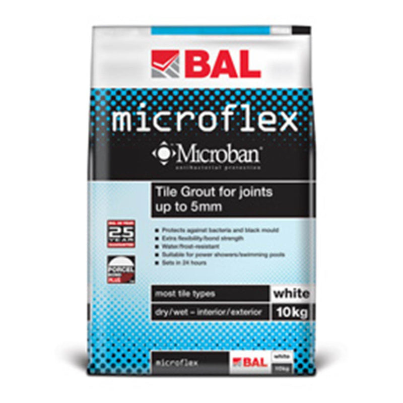 Microflex White Wall Grout 10kg Grouts Ardex Building Products Limited 