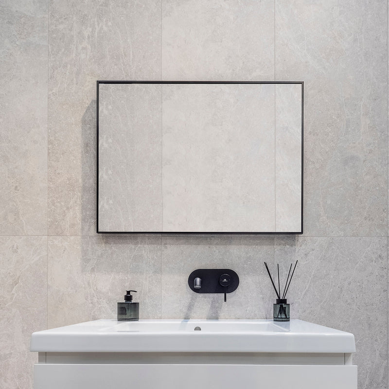 Mirror with Black Frame 80x60cm Bathroom Mirrors Noken by Porcelanosa 