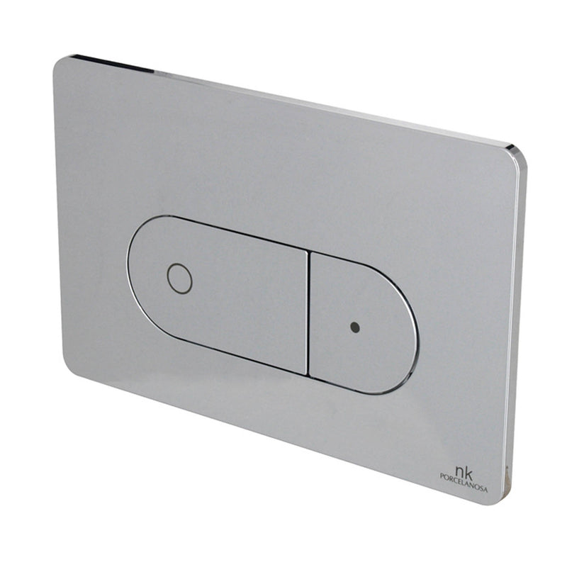 OVAL - Smart line double flush button chrome Standard Noken 