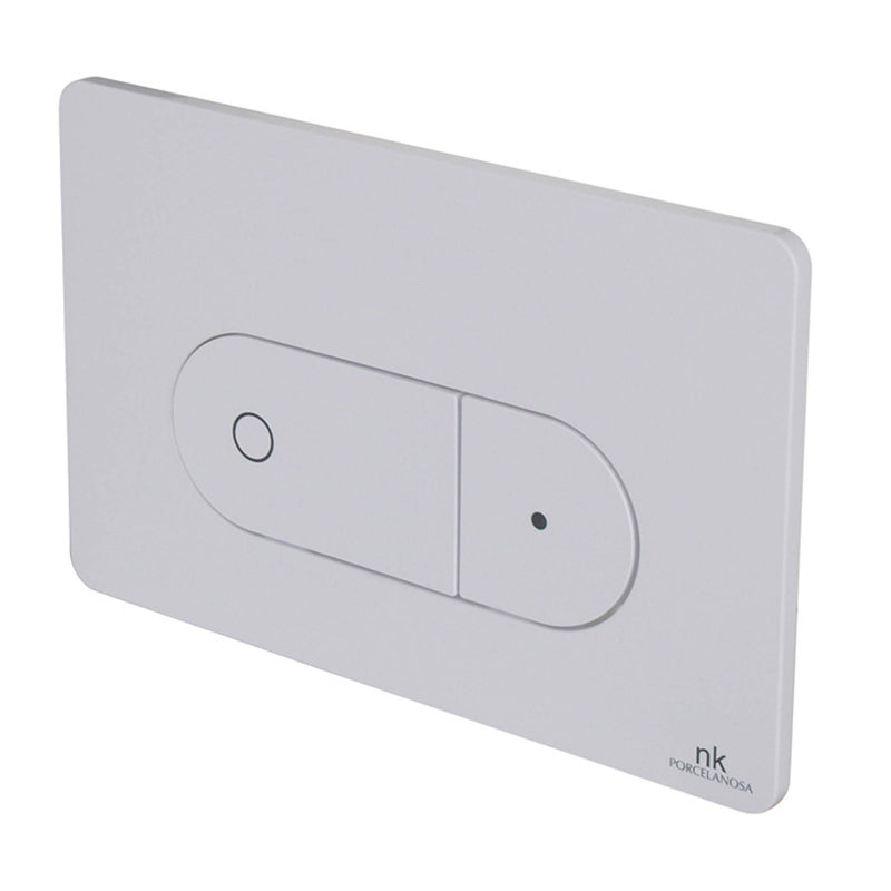 OVAL - Smart line double flush button white Standard Noken 