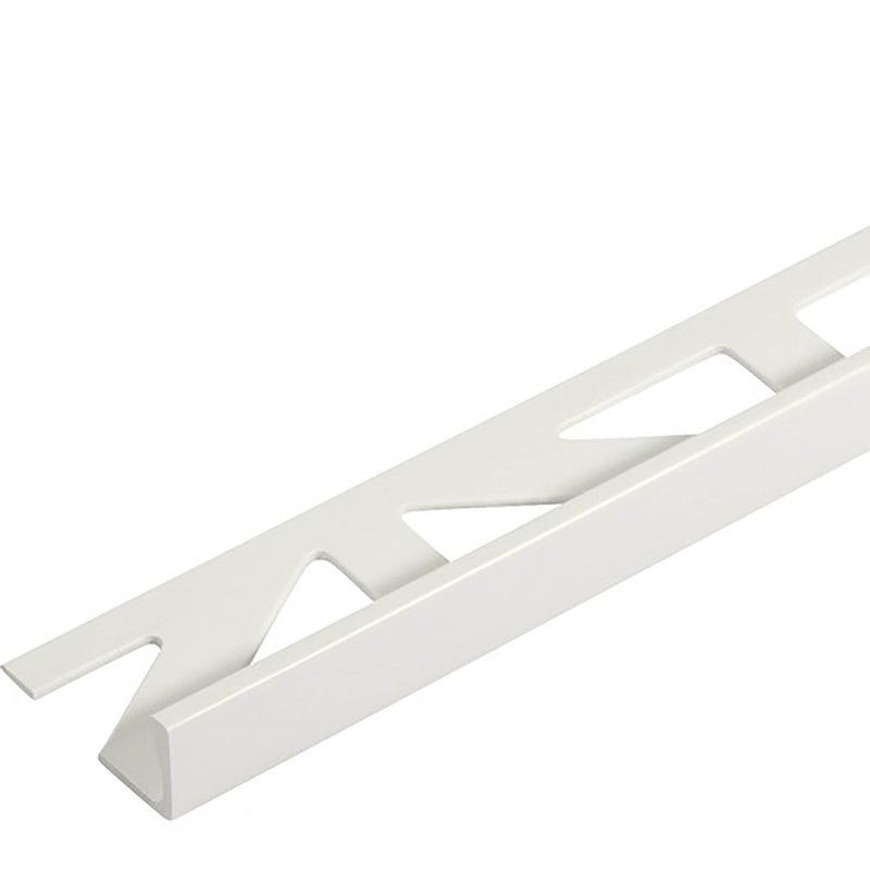 White PVC SQ Edge Profile 12.5mm Trims Dural EURO a/c 