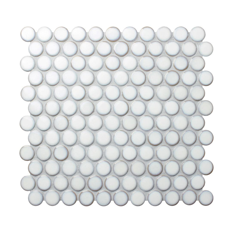 Yoga Penny Mosaic - White 33x31 Box Ca'Pietra 