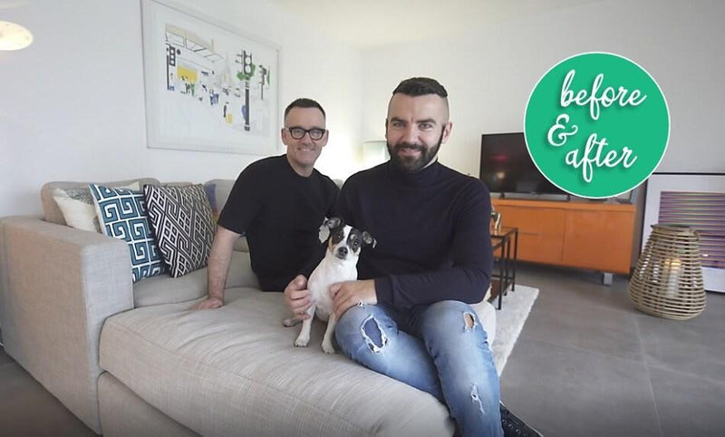 BEFORE & AFTER: BRENDAN COURTNEY'S TILESTYLE APARTMENT MAKEOVER