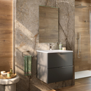 MARNE Wall Mounted Vanity Unit 60cm - Anthracite