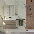 MARNE Wall Mounted Vanity 80cm - Ash Cherry