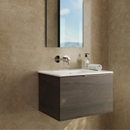 MARNE Wall Mounted Vanity Unit 60cm - Wenge Oak