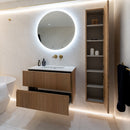 80cm Round Mirror With Backlight Bathroom Mirrors Noken By Porcelanosa 