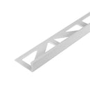 DUROSOL PVC L-Shaped Trim 10mm - Silver Grey