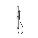 Brass Sliding Rail with Water Connection - Brushed Black Chrome