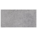 Rectangular gray tile with a textured surface on a white background