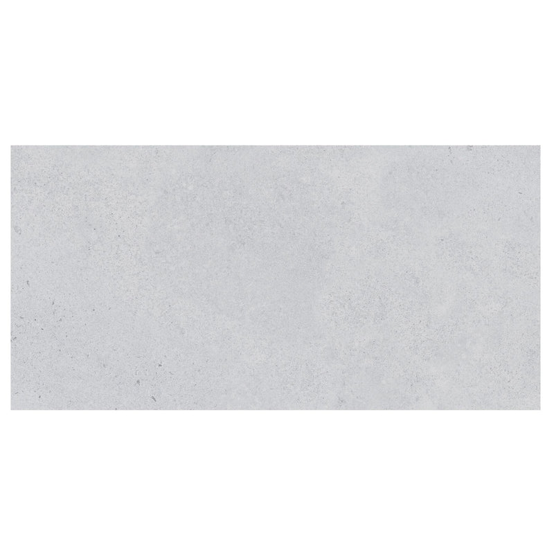 Rectangular gray tile on a white background