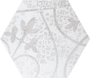 Alchimia Hexagon Mix 1 Blanco Grigio Tile Quintessenza 23cm x 26.6cm 