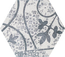 Alchimia Hexagon Mix 2 Blanco Nero Tile Quintessenza 