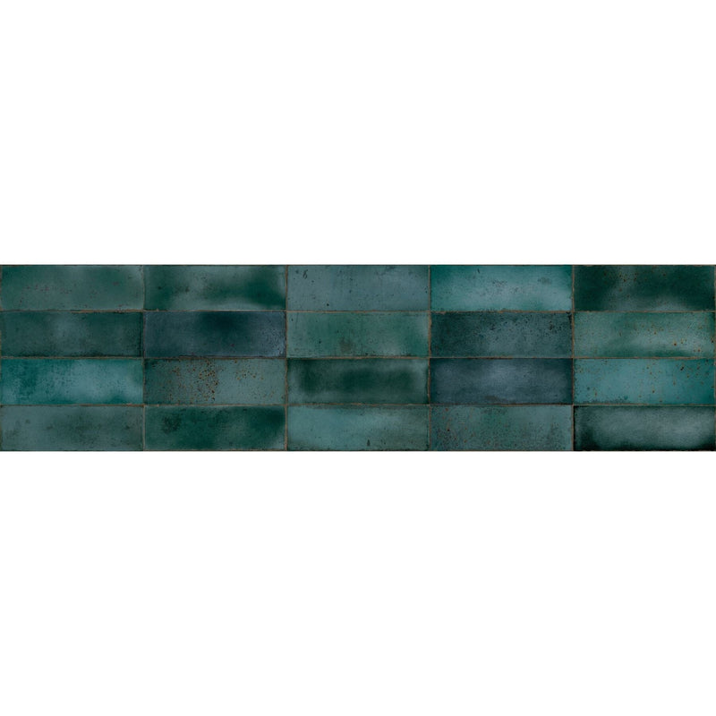 Amazonia Sapphire 6.5x20 Tile Estudio Ceramico 
