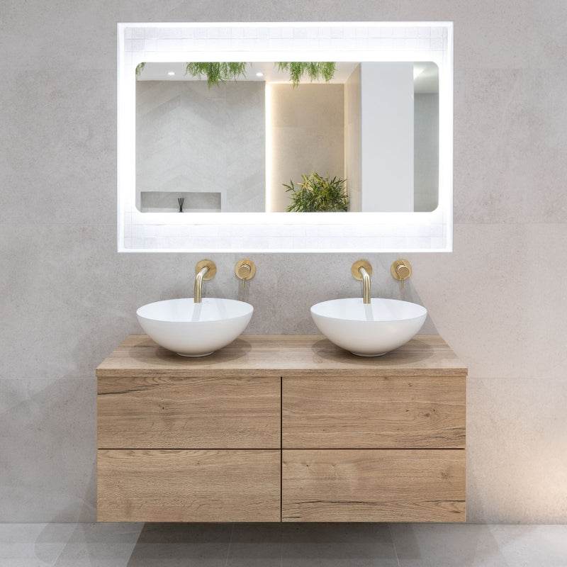 AMBIENCE LED Mirror 120x60cm Bathroom Mirrors TileStyle 