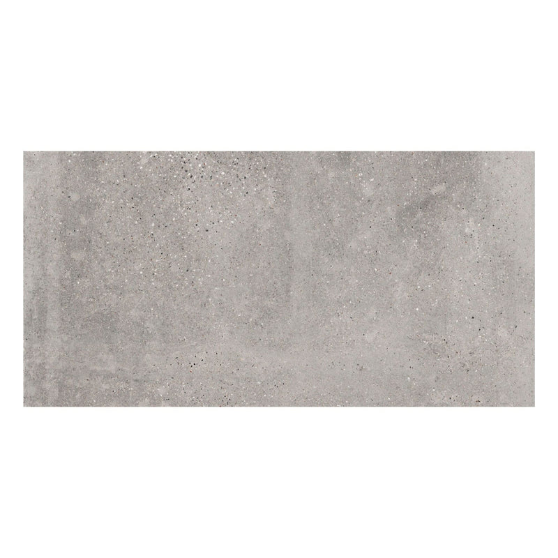 Rectangular grey outdoor paving on a white background