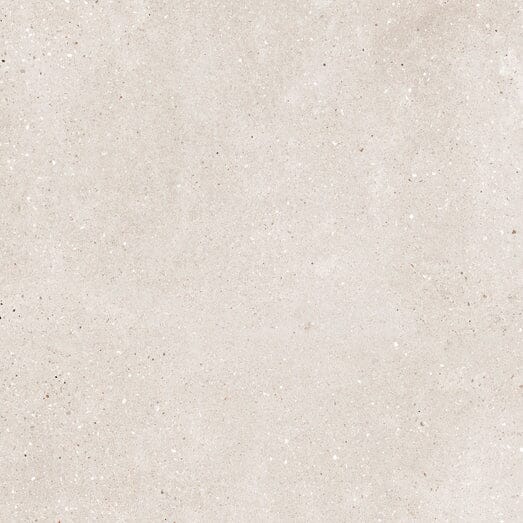Square beige concrete effect tile