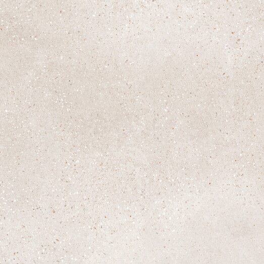 Square beige concrete effect tile